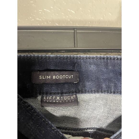 NYDJ Le Silhouette Slim Bootcut Lift Tuck Dark Wash Size 28WP - Picture 4 of 9